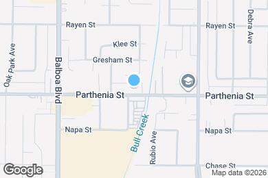 Map image of the property - 16755 Parthenia St