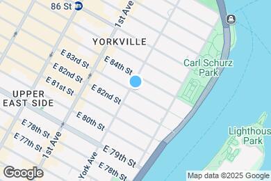 Map image of the property - 501 E 83rd St
