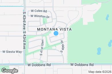 Map image of the property - 4043 W Pedro Ln