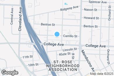 Map image of the property - 340 Carrillo St