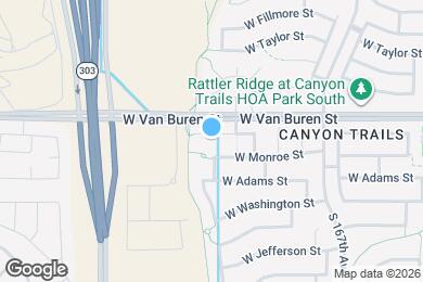 Map image of the property - 16905 W Woodlands Ave