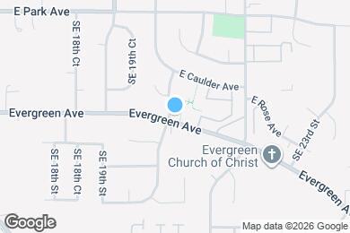 Map image of the property - 2002 Evergreen Ave