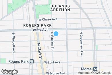 Map image of the property - 1640 W Estes Ave