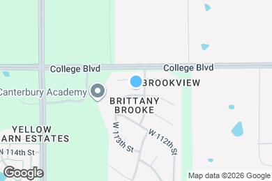 Map image of the property - 17614 W 111th Terrace