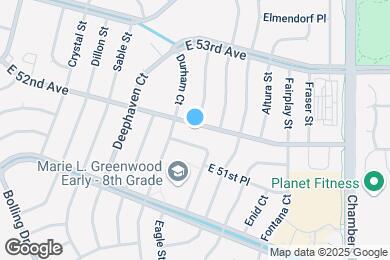 Map image of the property - 14592 E 52nd Ave