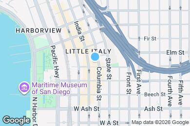 Map image of the property - Vici Luxury Rentals