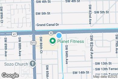 Map image of the property - 8440 SW 8th St