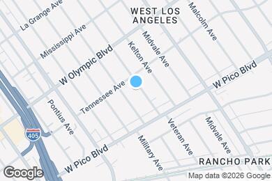 Map image of the property - 2321 Veteran Ave