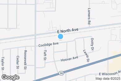 Map image of the property - 1312 Coolidge Ave