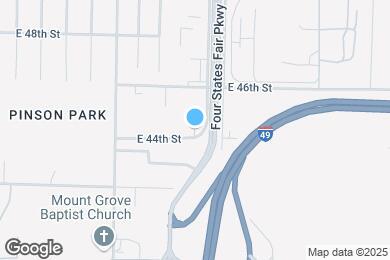 Map image of the property - Parkway Townhomes