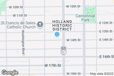 Map image of the property - 123 W 14th St