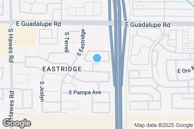 Map image of the property - 8741 E Obispo Ave