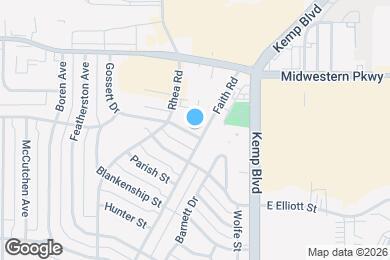 Map image of the property - 2938 Gossett Dr