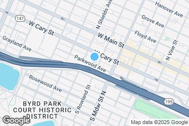 Map image of the property - 2106 Parkwood Ave