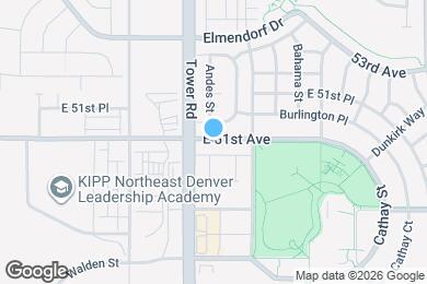 Map image of the property - 18601 E 50th Pl