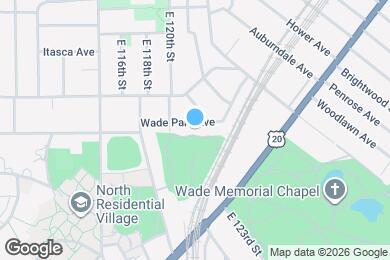 Map image of the property - 12028 Wade Park Ave