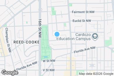 Map image of the property - 1439 Chapin St NW