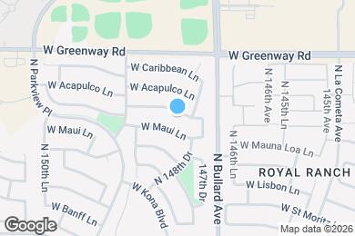 Map image of the property - 14813 W Port Au Prince Ln