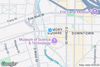 Map image of the property - 323 W Fayette St