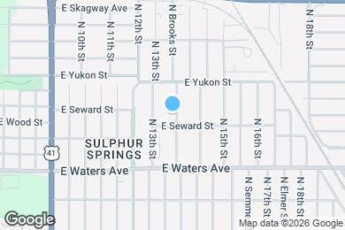 Map image of the property - 8506 N Brooks St