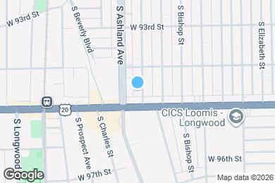 Map image of the property - 9434 S Justine St