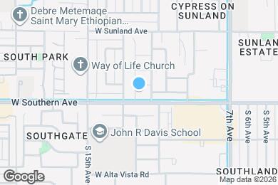 Map image of the property - 5919 S 12th Ln
