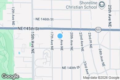 Map image of the property - 14325 19th Ave NE