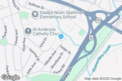 Map image of the property - 3102 Hillside Ave