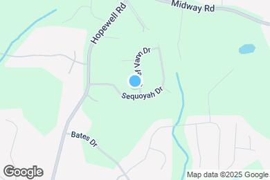 Map image of the property - 185 Sequoyah Dr