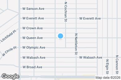 Map image of the property - 2517 W Queen Ave