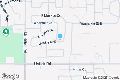 Map image of the property - 398 East Cassidy Drive