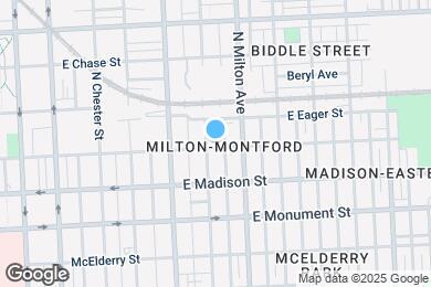 Map image of the property - 2408 Ashland Ave