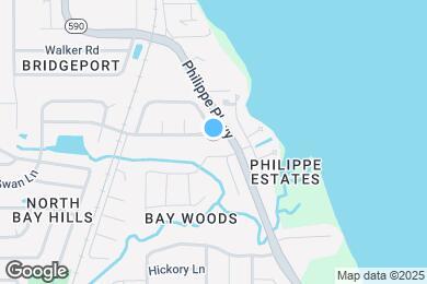 Map image of the property - 105 N Bay Hills Blvd