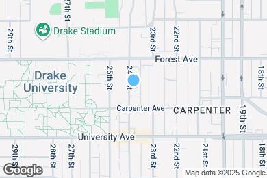 Map image of the property - 1325 24th St