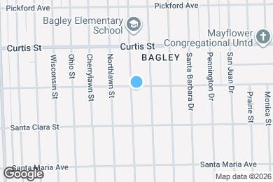 Map image of the property - 17606 Roselawn St