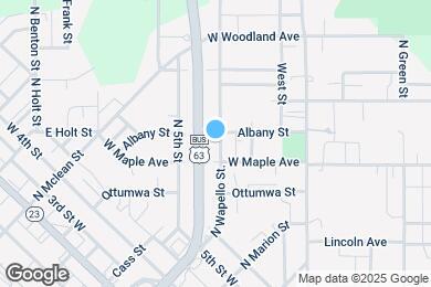 Map image of the property - 613 N Wapello St