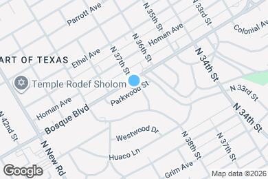 Map image of the property - 3707 Parkwood St