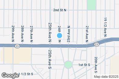 Map image of the property - 33 24th Ave S
