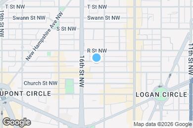 Map image of the property - 1514 Corcoran St NW