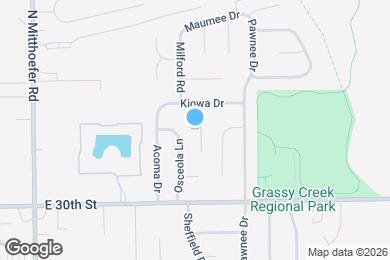 Map image of the property - 3102 Kiowa Ct