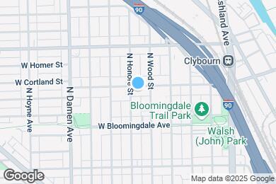 Map image of the property - 1819 W Cortland St