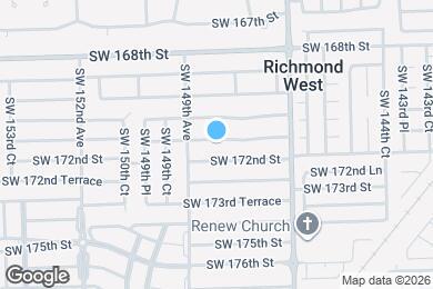 Map image of the property - 14842 SW 171st Terrace