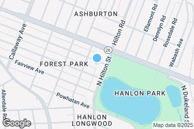 Map image of the property - 3309 W Forest Park Ave