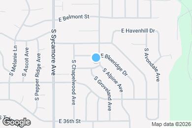 Map image of the property - 4712 E Blazewood Dr