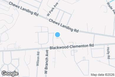 Map image of the property - 105 Blackwood-Clementon Rd
