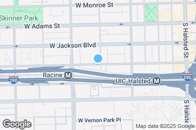 Map image of the property - 1103 W Van Buren St