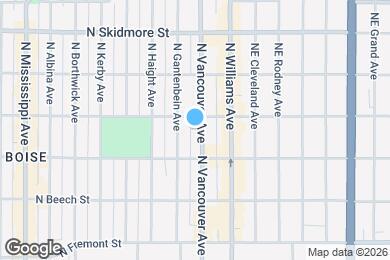 Map image of the property - 3955 N Vancouver Ave