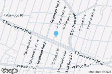 Map image of the property - 1246 S Sycamore Ave