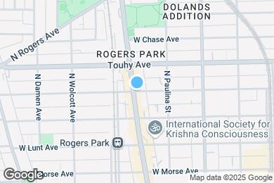 Map image of the property - 1321.5 W Estes Ave