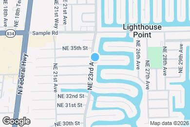Map image of the property - 2300 NE 34th Ct